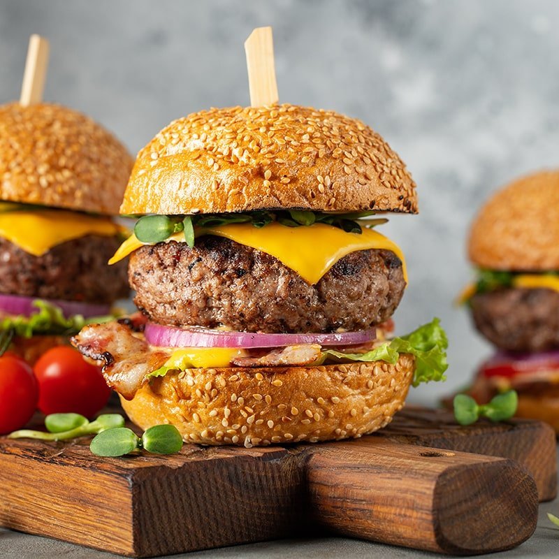 Black Burger Crispy con Queso Cheddar - Imagen 3