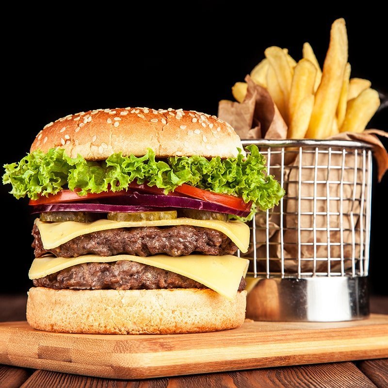 Black Burger Crispy con Queso Cheddar - Imagen 2